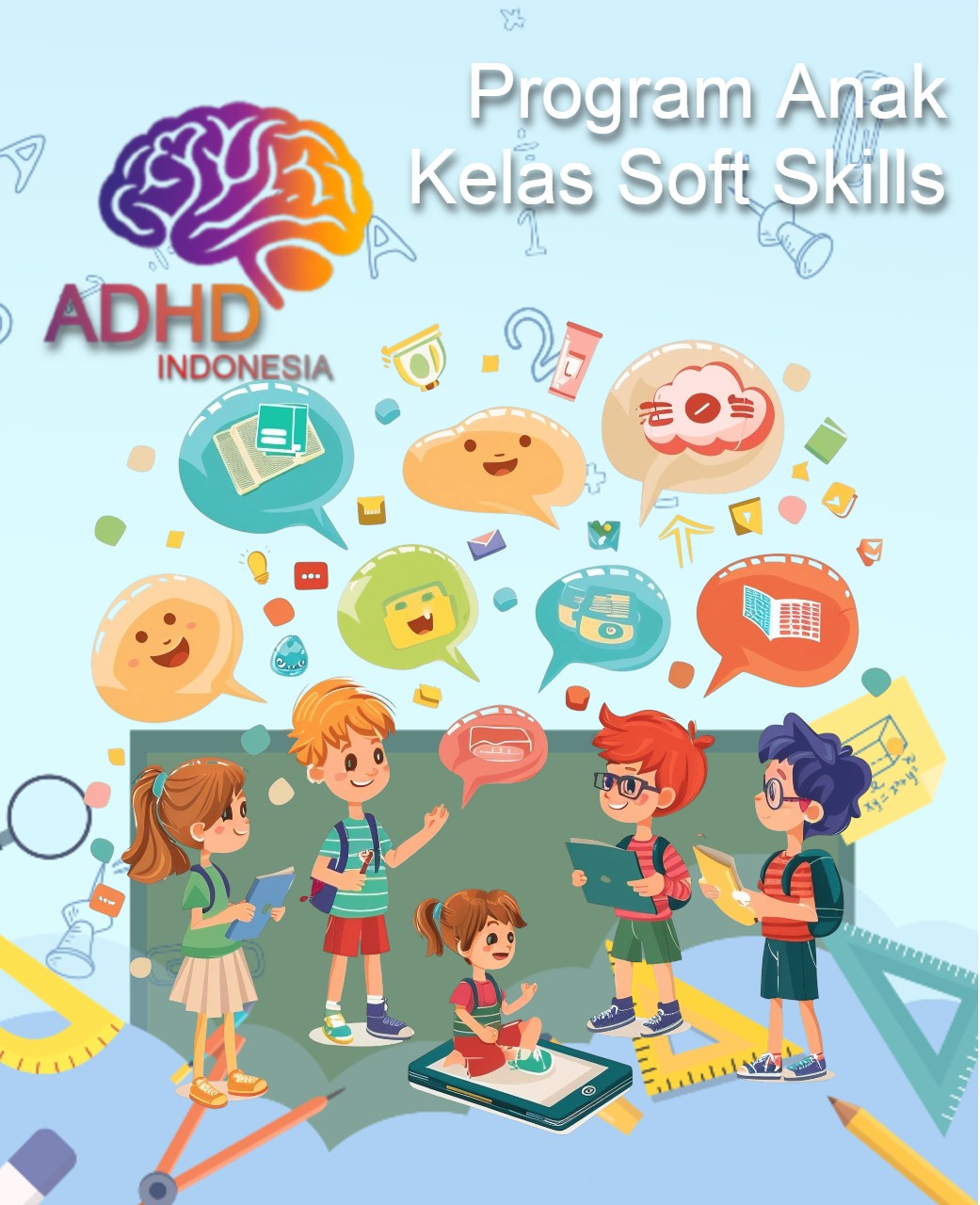 Program ADHD Indonesia Kabupaten Asmat Kelas Soft Skills Anak ADHD