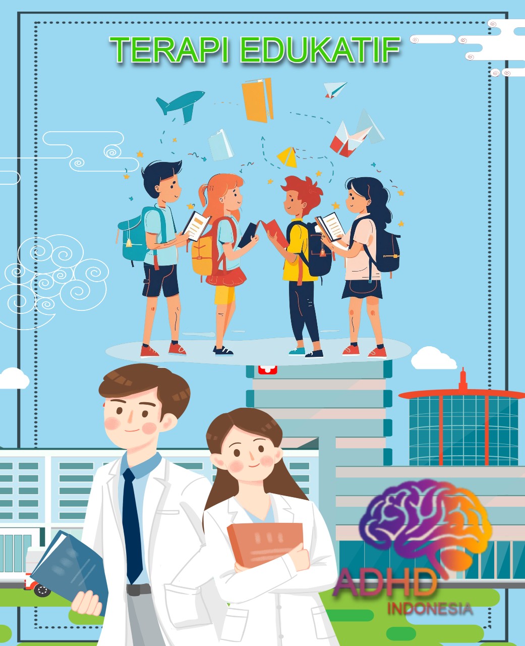 Mitra ADHD Indonesia Kabupaten Asmat untuk Terapi Edukatif Berbasis Pembelajaran untuk Anak ADHD